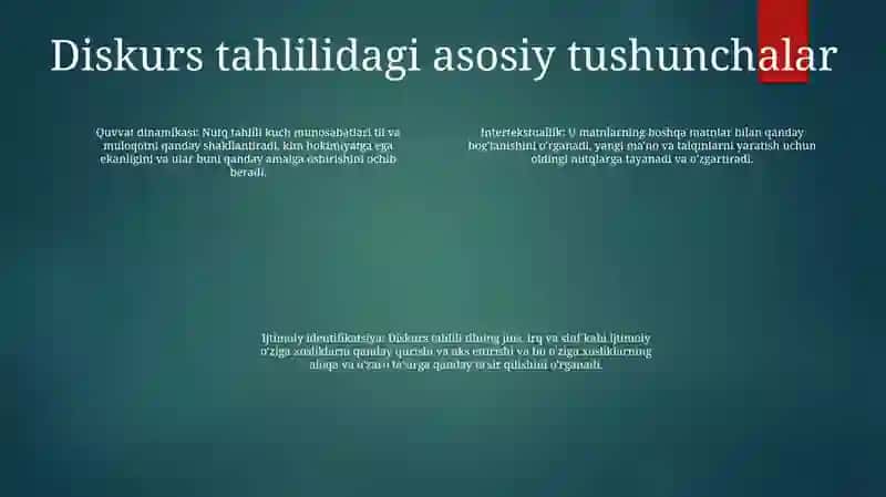 Diskurs Tahlili 3