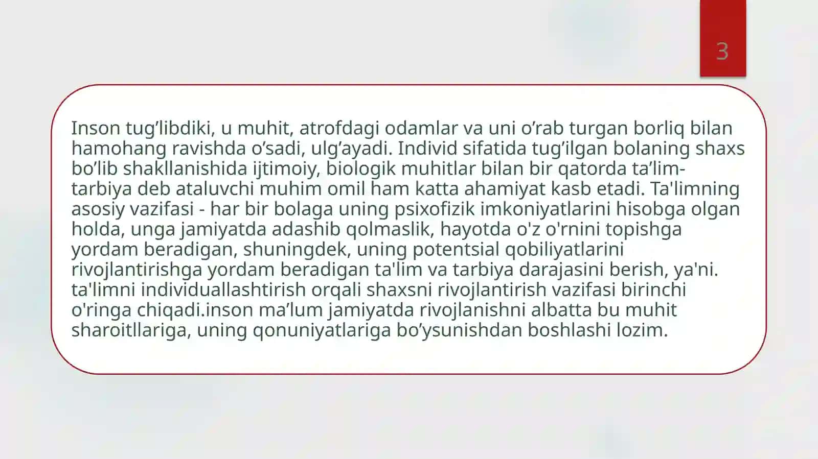 Maktabgacha tarbiya yoshidagi bolalar bilan olib boriladigan ijtimoiy pedagogik faoliyat 3