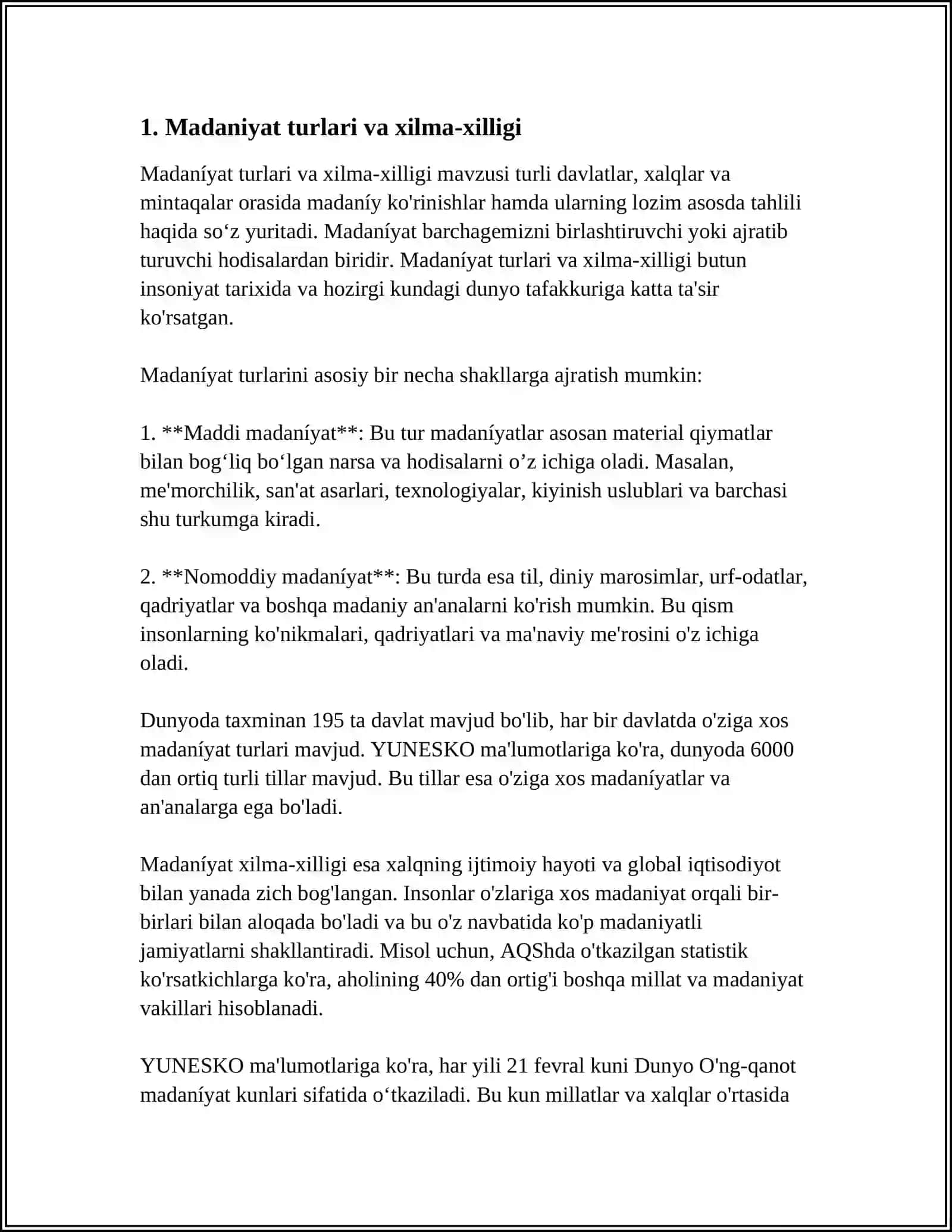 MADANIYAT RIVOJLANISHINING ASOSIY QONUNYATLARI 3