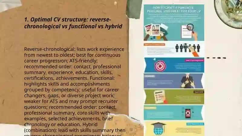 Job interviews: writing CV 3