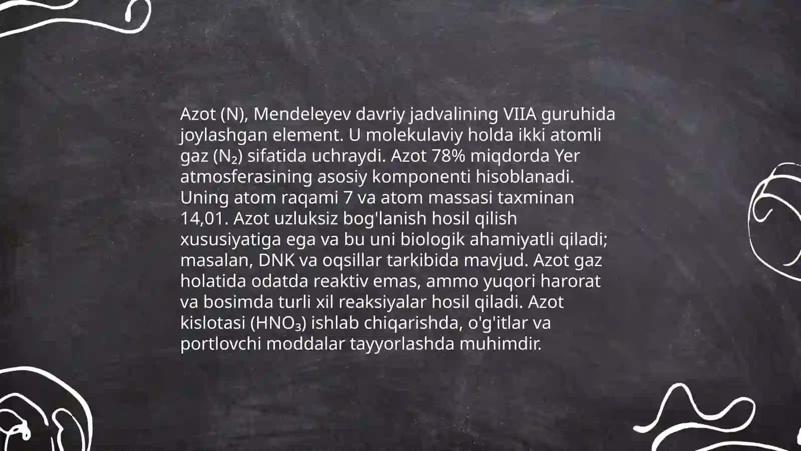 V A guruh elementlari azot kimyosi fosfor kimyosi mishyak kichik guruhining xususiyatlari 3