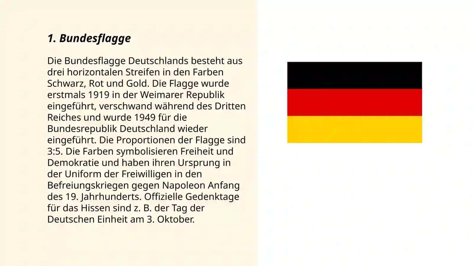 Bundesflagge Deutschlands 3