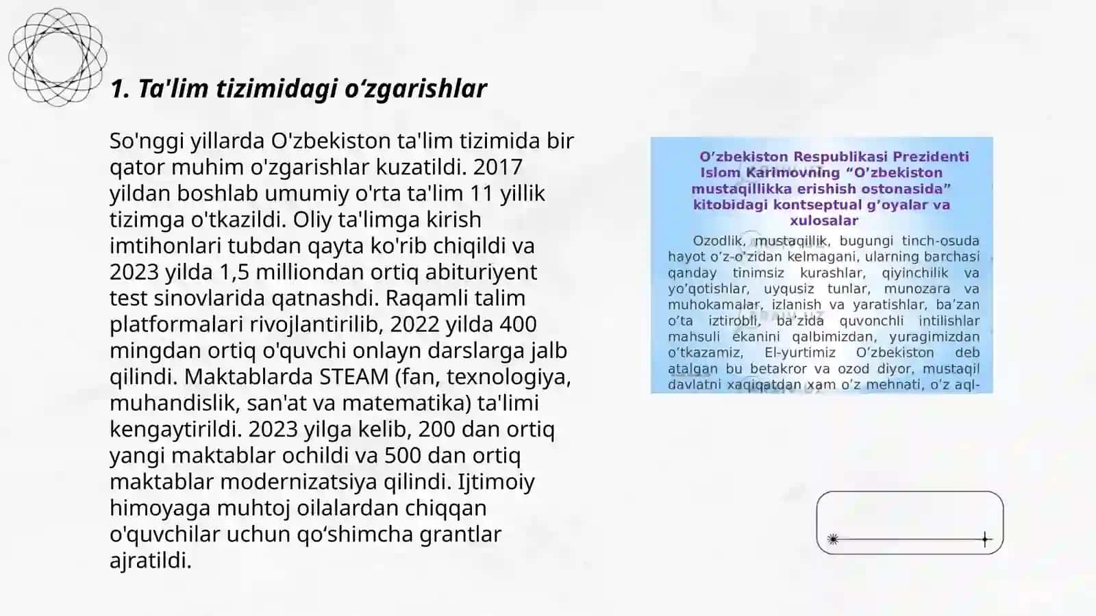 Ta'lim Tuzilmasidagi O'zgarishlar 3