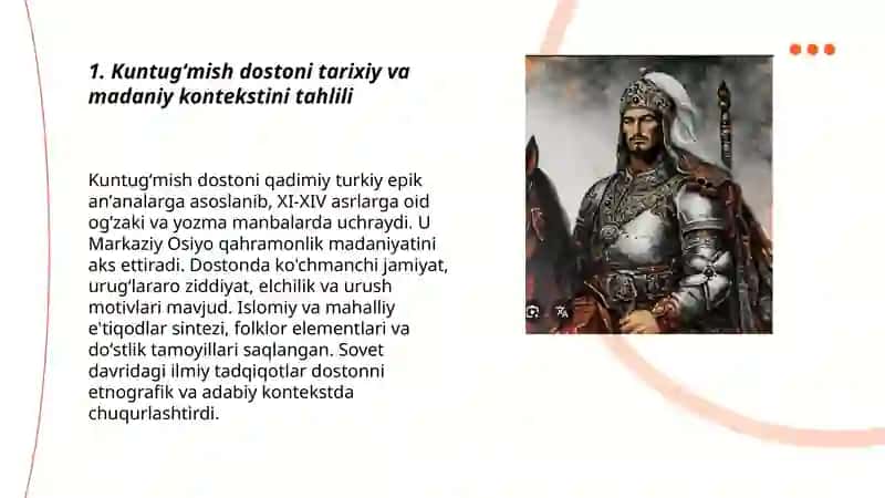 Kuntugʻmish dostoni tahlili 3