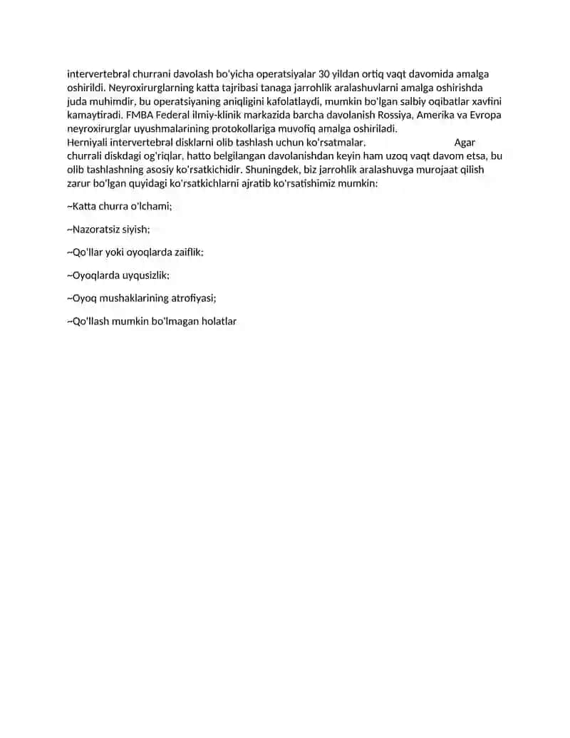 Endoskopik Diskektomiya (Easy Go texnikasi) 3