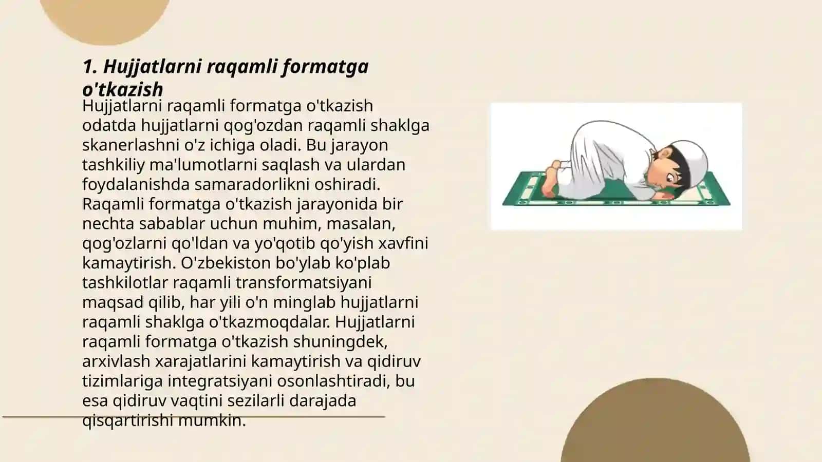 Hujjatlarni raqamli formatga o'tkazish 3