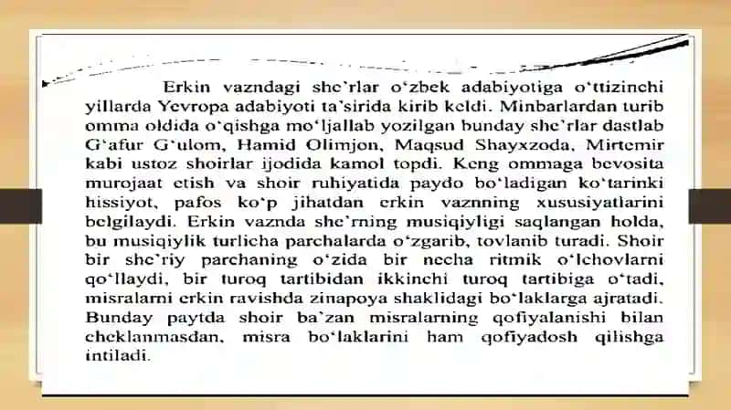 ERKIN VAZNDAGI SHERLARNING O`ZIGA XOS JIHATLARI 3