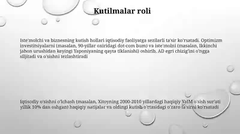 Neo-Keynesian Modellarni Siyosiy Oqibatlari 3