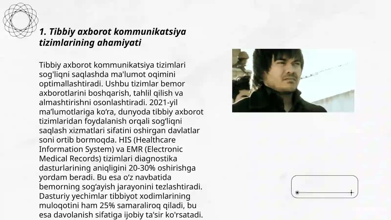 Tibbiy axborot kommunikatsiya tizimlari va dasturiy taminoti 3