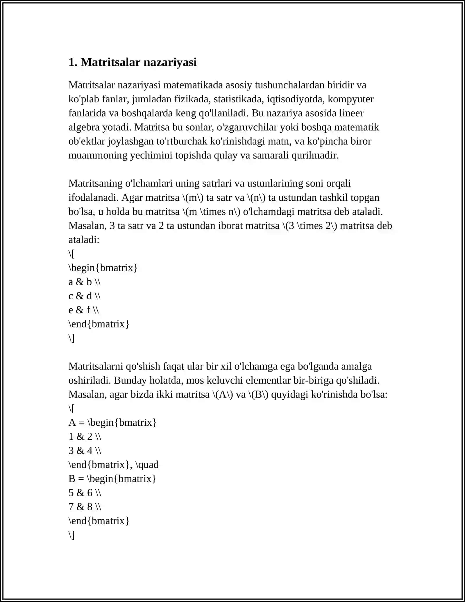 MATRETSALAR USTIDA AMALLAR BAJARISH 3