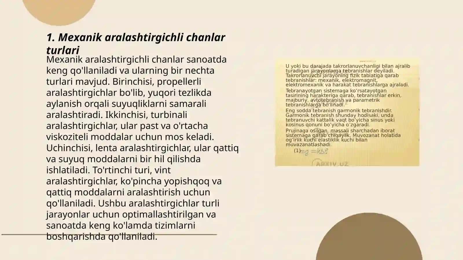 Mexanik aralashtirgichli chanlar 3