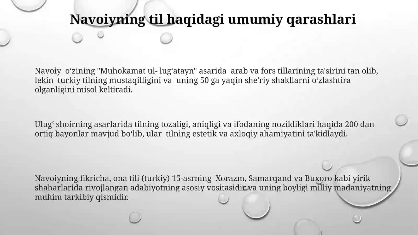 Alisher Navoiyning til va nutq haqidagi qarashlari 3