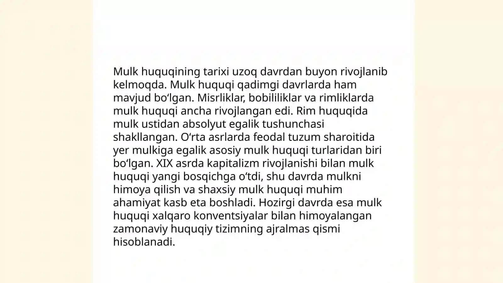 Mulkni egallash 3