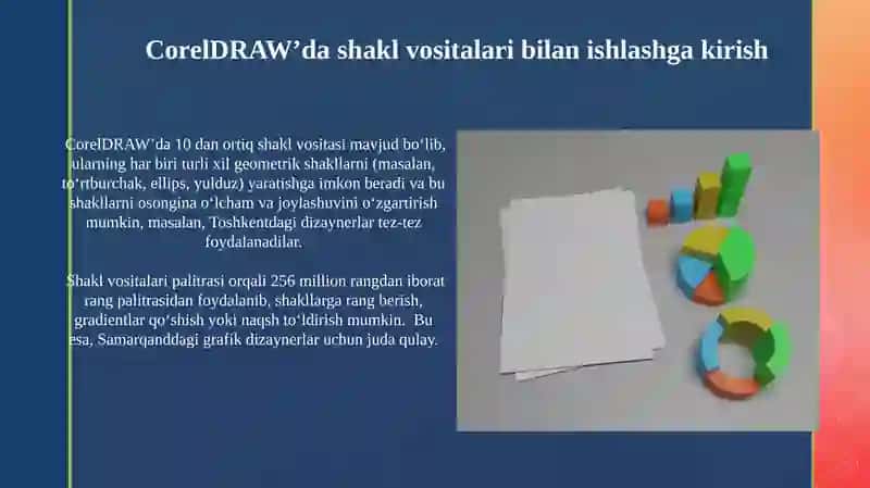 CorelDRAW’da shakl vositalari bilan ishlashga kirish 3