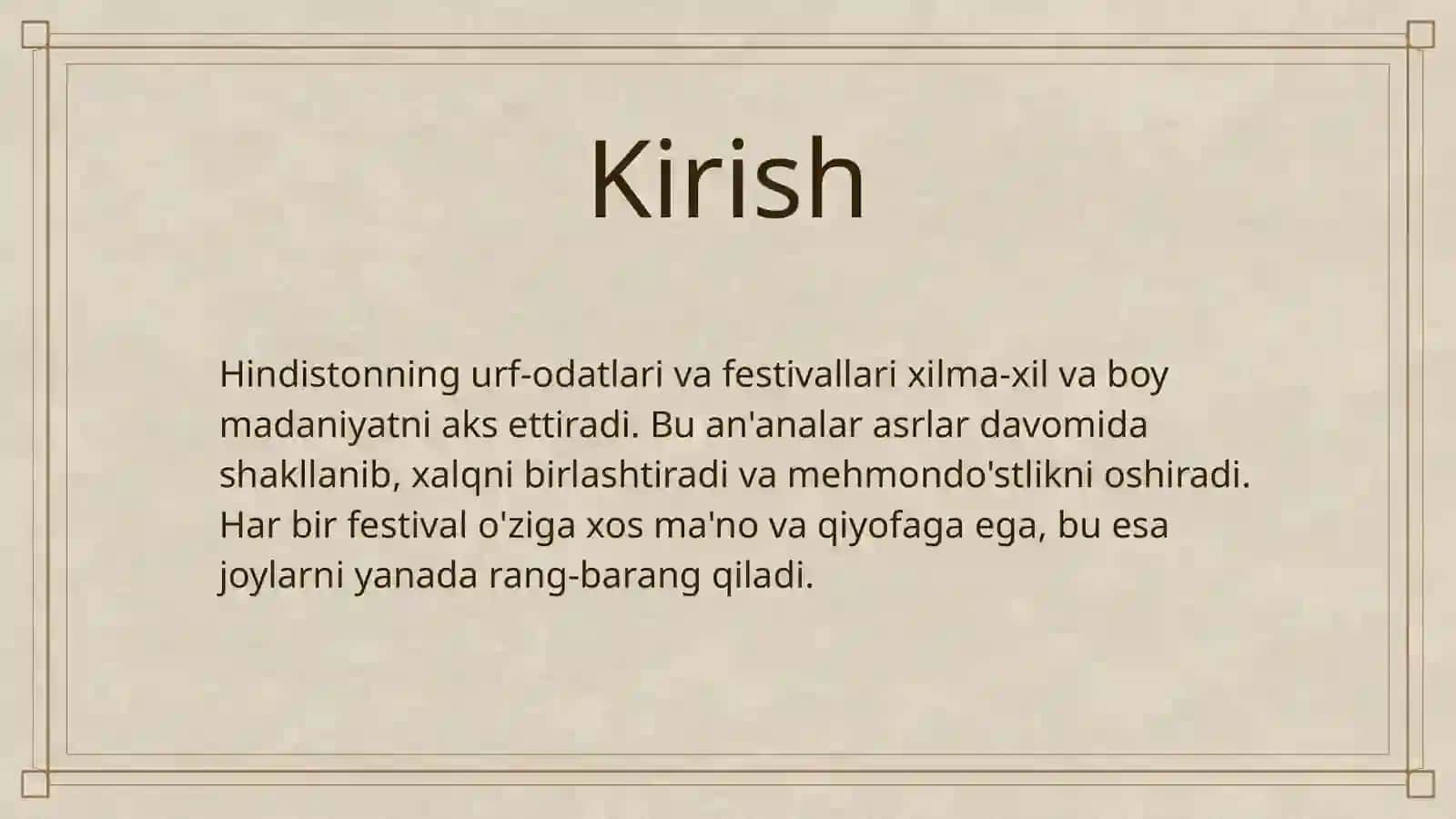 Hinindiston urf odatlari va festivallari 3