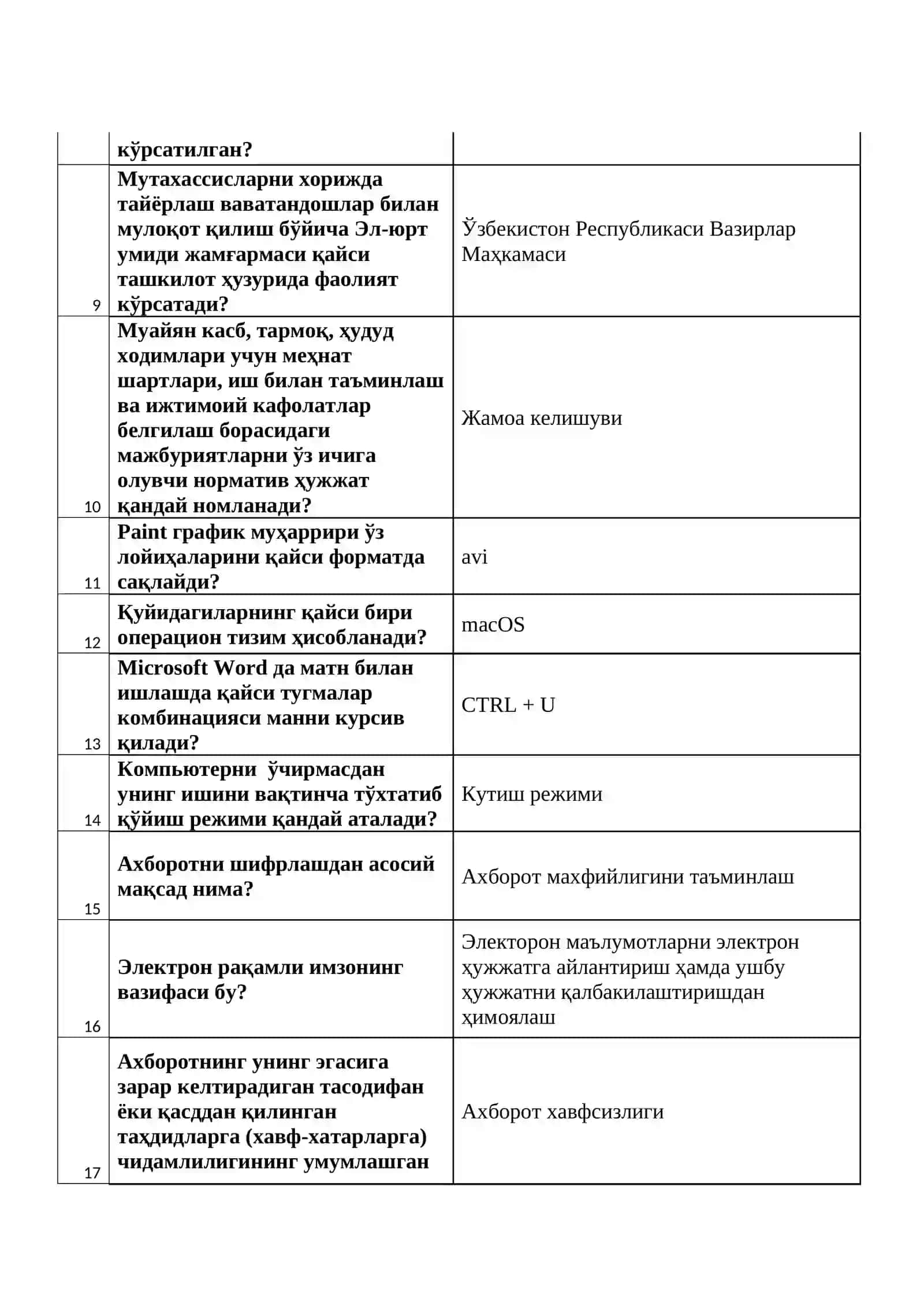 2026-eng yangi argos test savollariga javoblar tayyorlanish uchun 3