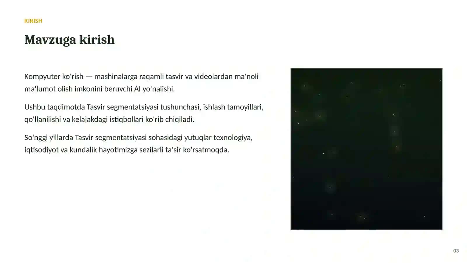 Tasvir segmentatsiyasi 3