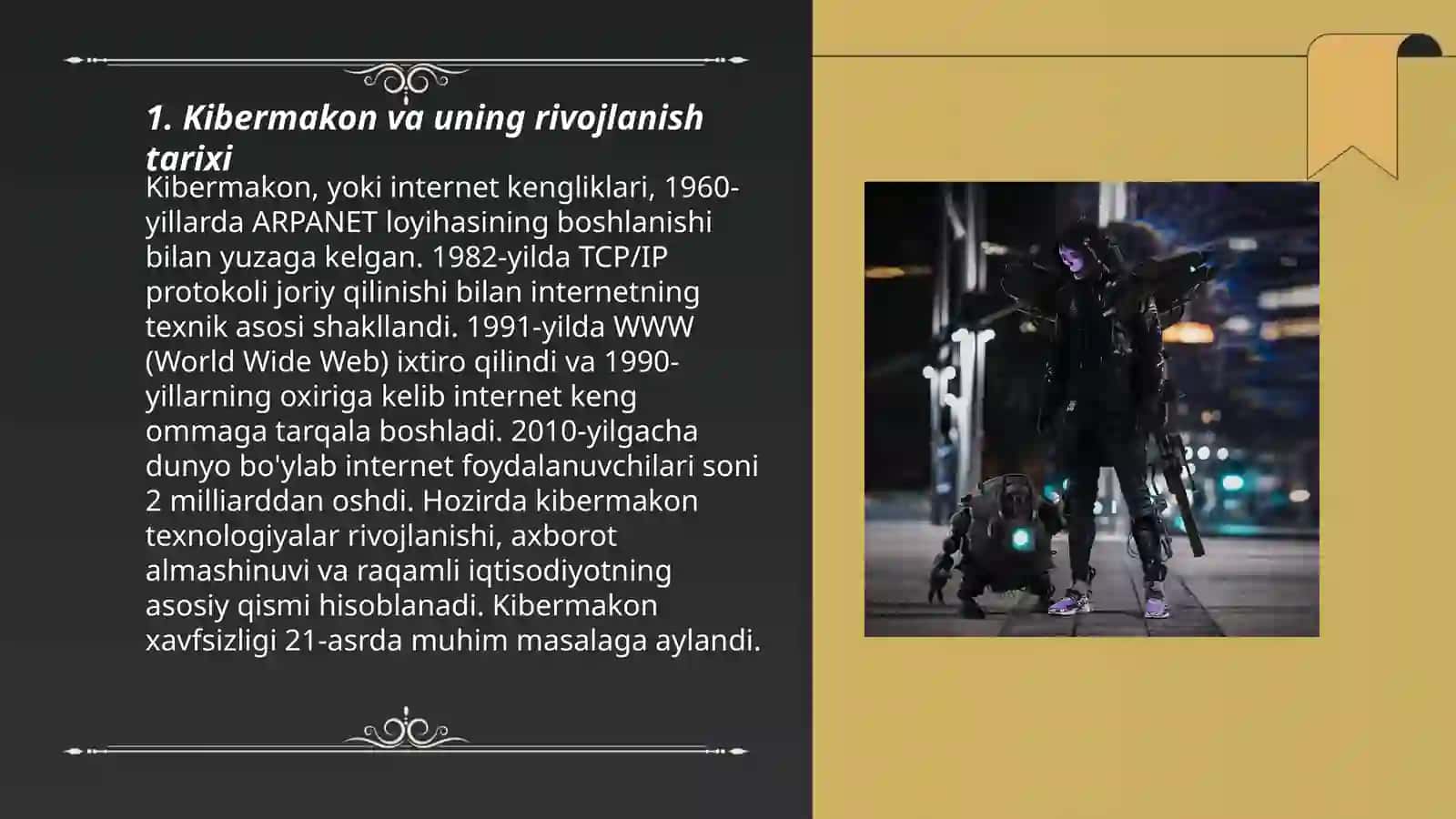 Kibermakon va uning rivojlanish tarixi 3