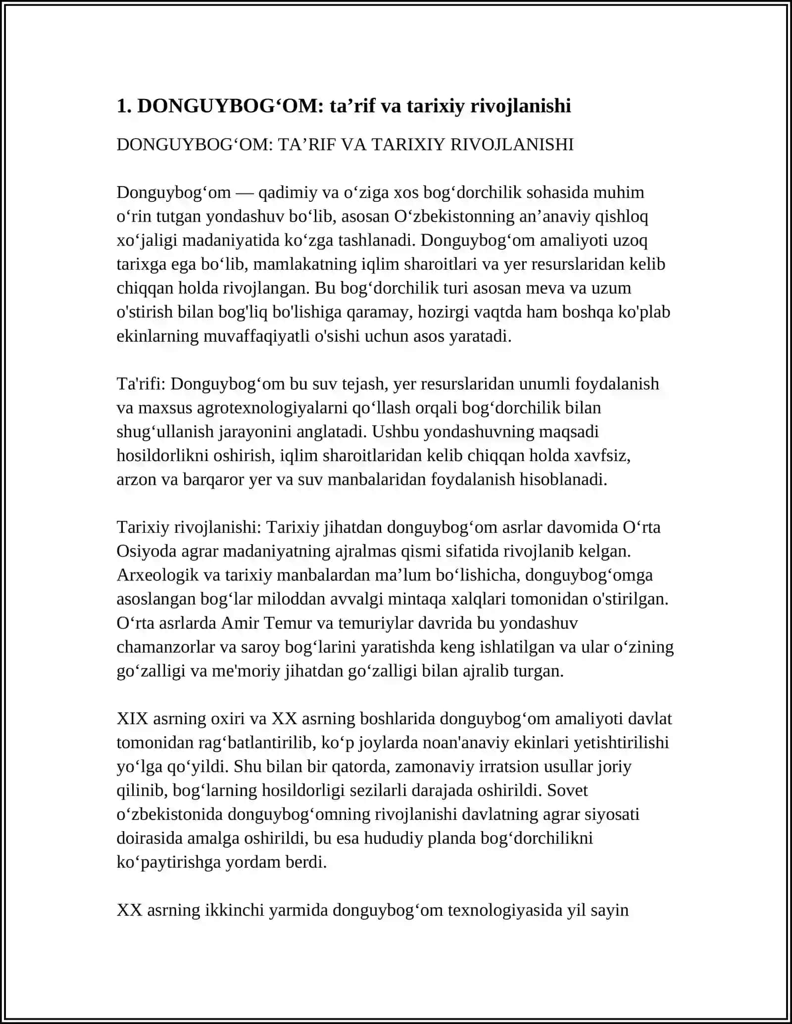 DONGUYBOGʻOM SHARQ TABOBATINING MOʻJIZAVIY KOʻZGUSI 3
