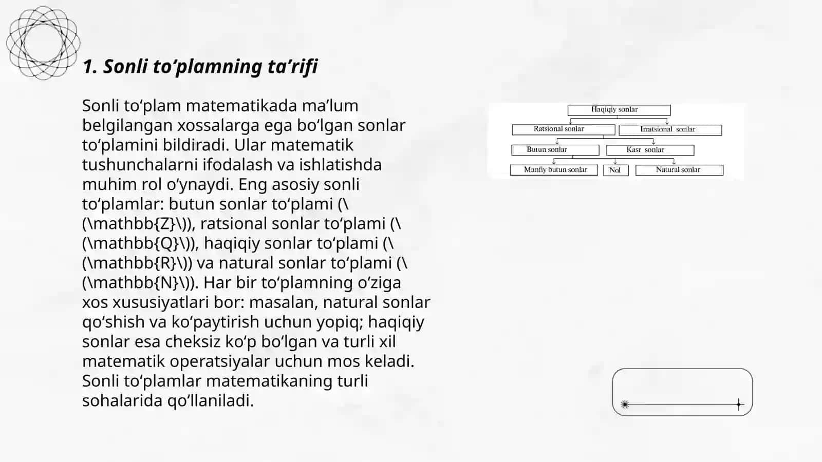 Sonli toʻplamlar haqida maʼlumot 3