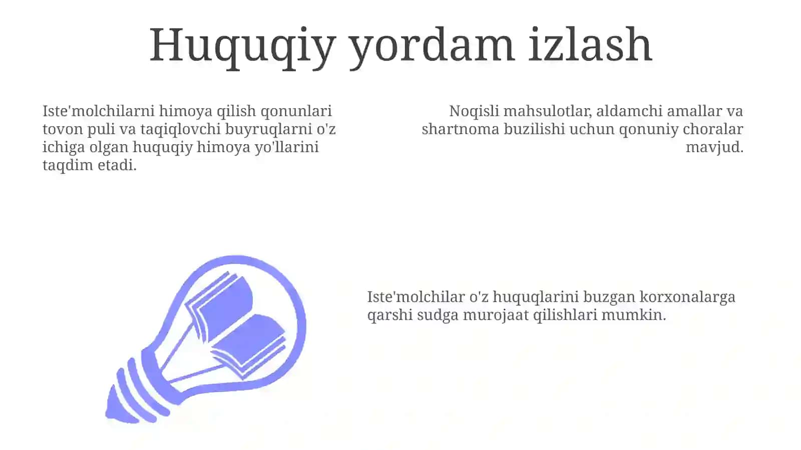 Isteʼmolchilar huquqlarining ustunligi 3