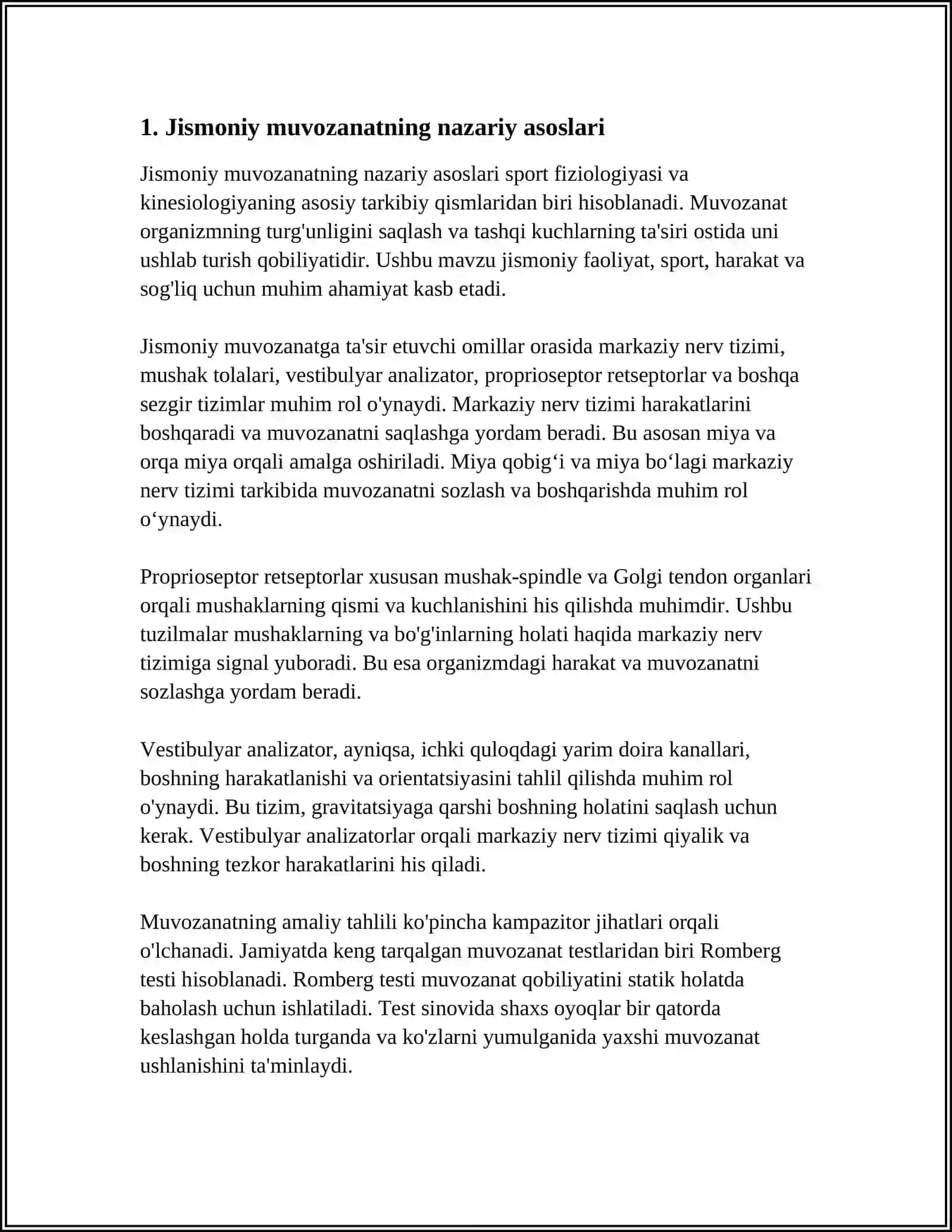 Jismoniy Muvozanatning Nazariy Asoslari 3