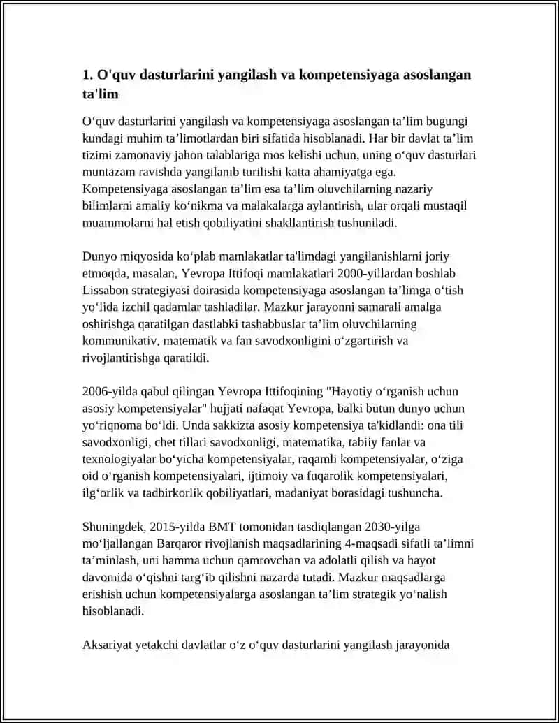 TA'LIM ISLOHOTLARI 2020-2025 3