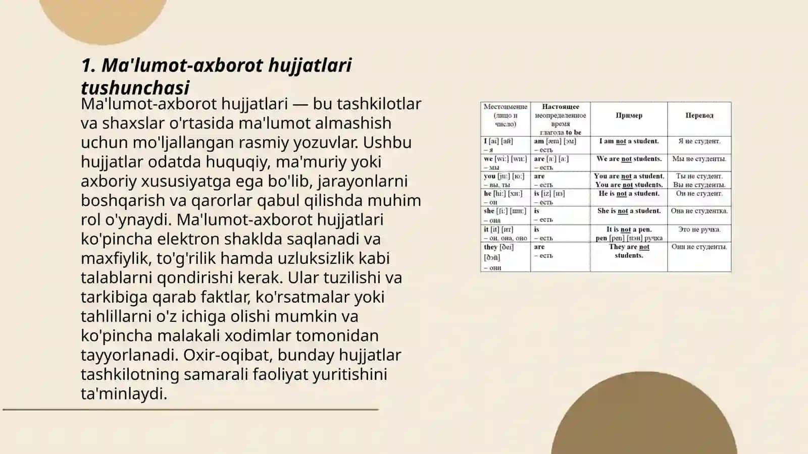 Ma'lumot-axborot hujjatlari tushunchasi 3
