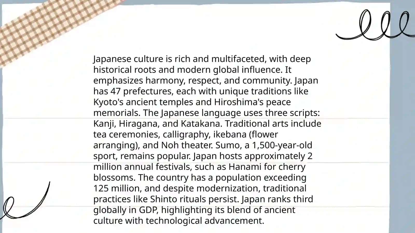 Japanese Culture Overview 3