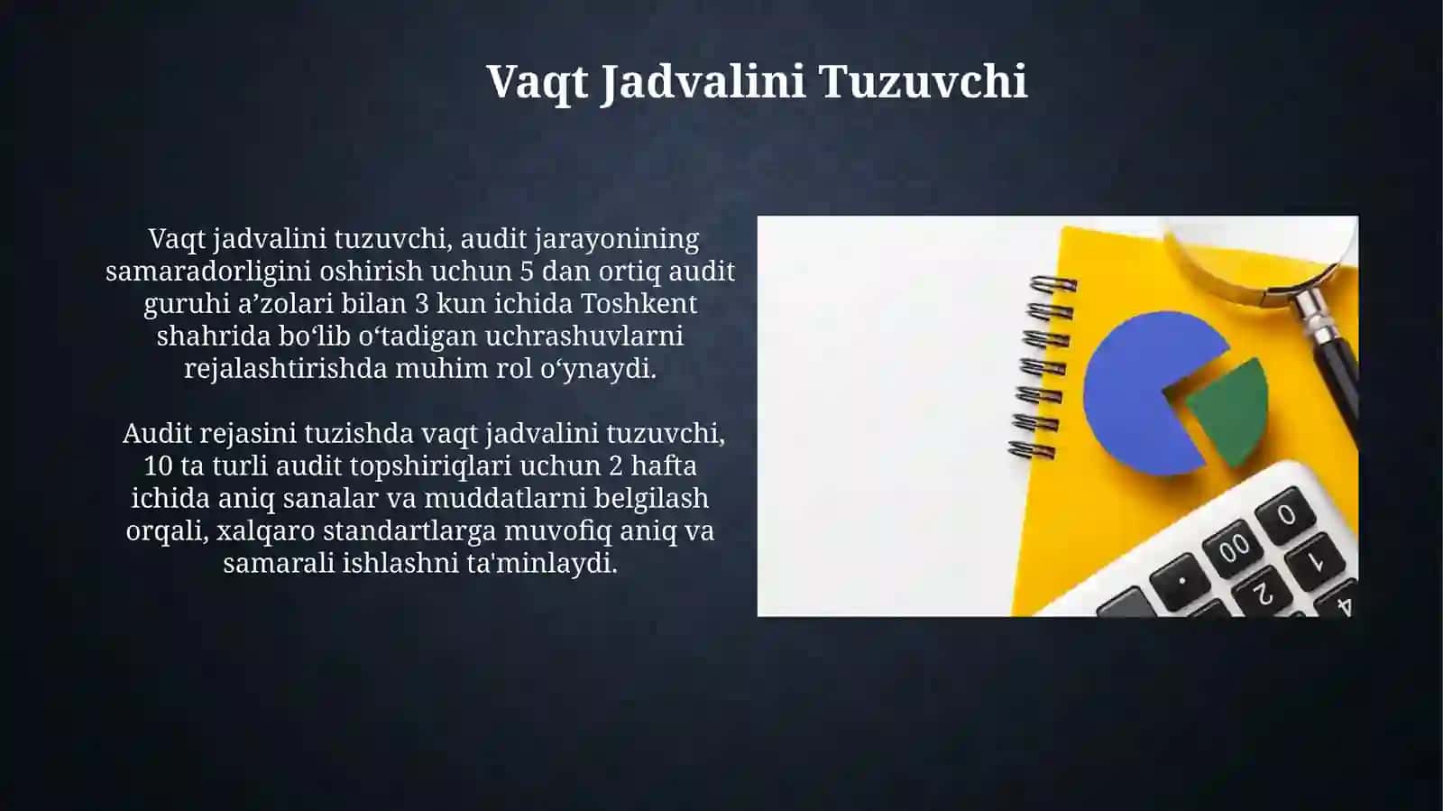Audit tekshiruvining rejalashtirishning maqsadvavazifalari 3