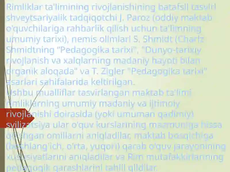 QADIMGI YUNON RIM MUTAFAKKIRLARINING OILA TARBIYASI HAQIDAGI QARASHLARI 3