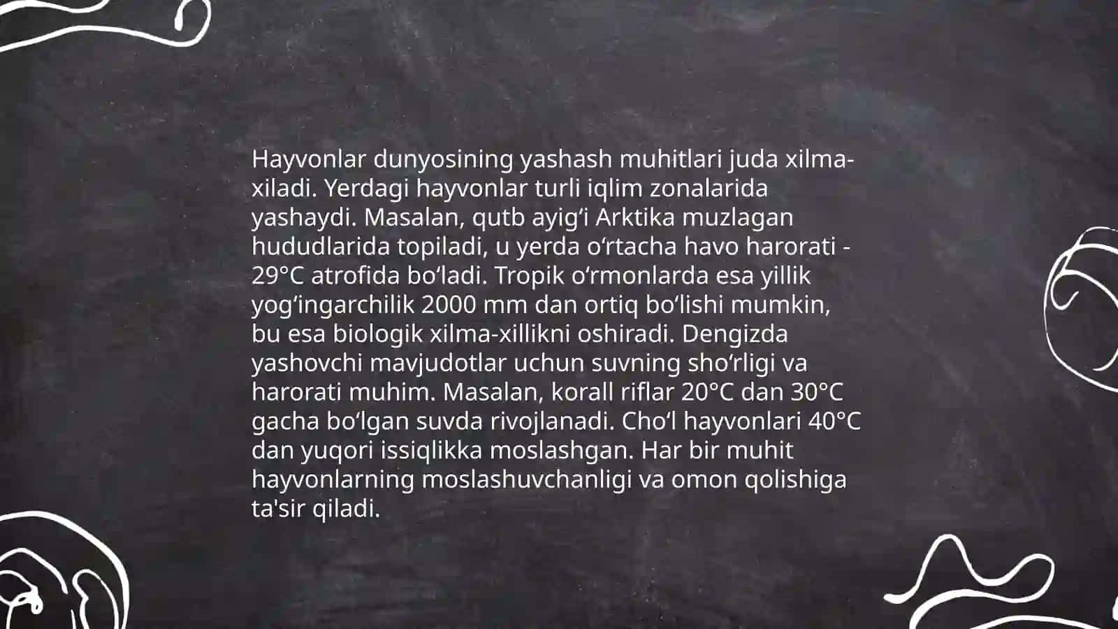 Hayvonot olamining yashash tarzi,ko'payishi va tarqalish turlari 3