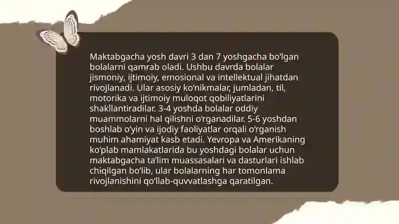 Maktabgacha yosh davrida psixofiziologik taraqqiyotning umumiy tavsifi 3