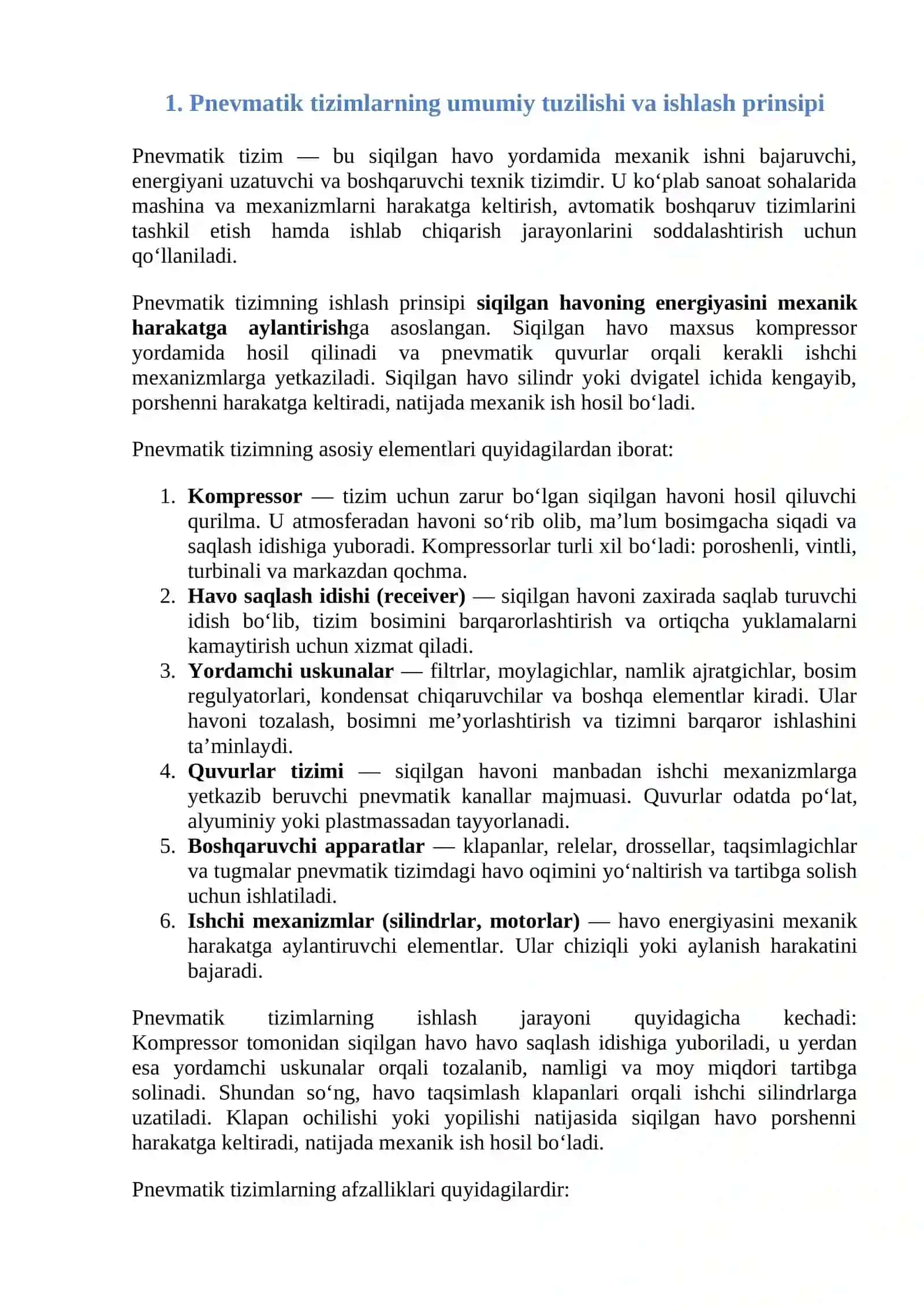 Pnevmatik uskunalarning yordamchi uskunalari 3
