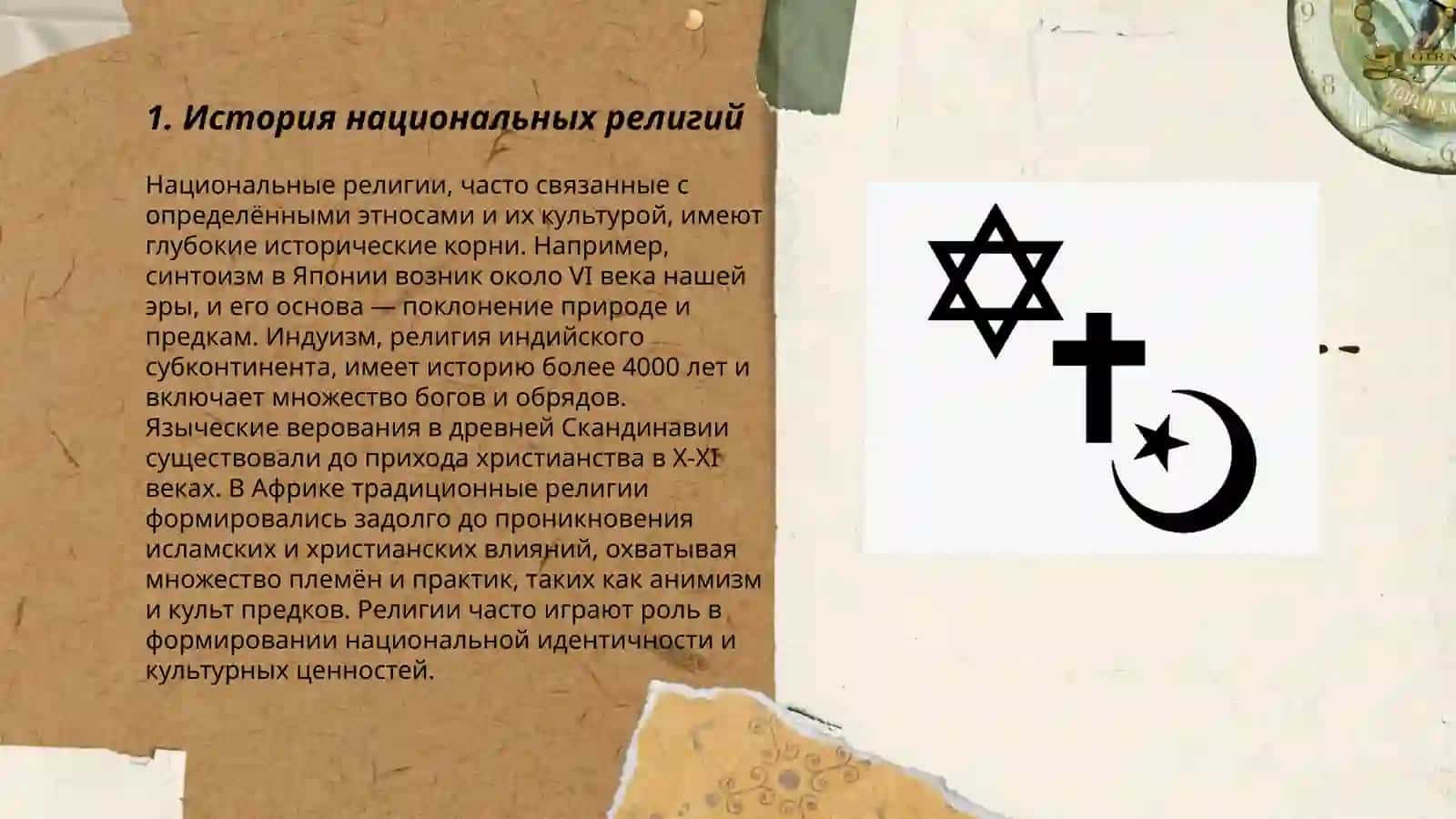Национальные религии 3