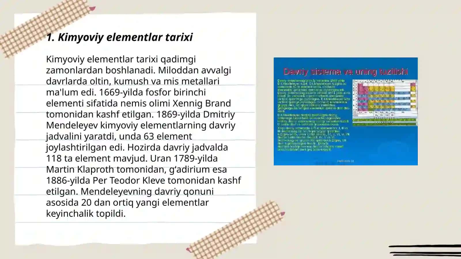 Elementlar davriy sestemasi 3