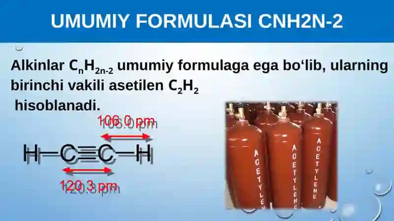 Alkinlarning olinishi va xossalari 3