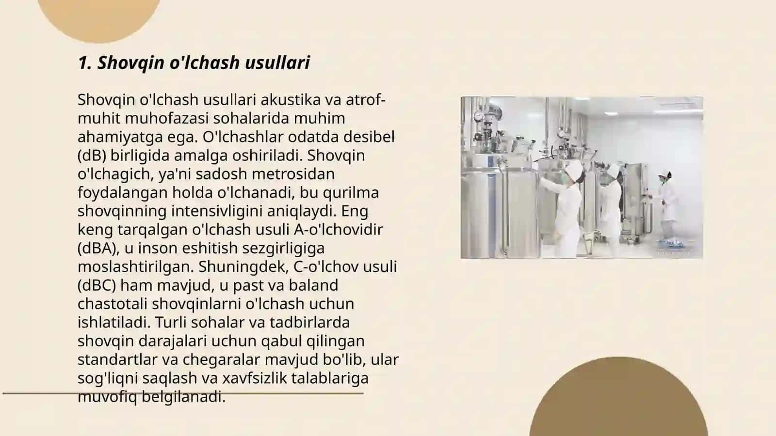 Korxonalarda shovqinni tekshirish va baholash 3