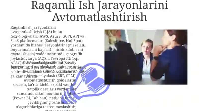 Raqamli Ish Jarayonlarini Avtomatlashtirish 3