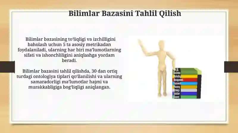 Bilimlar bazasi va bilimlarni namoyish qilish modellari tahlili 3