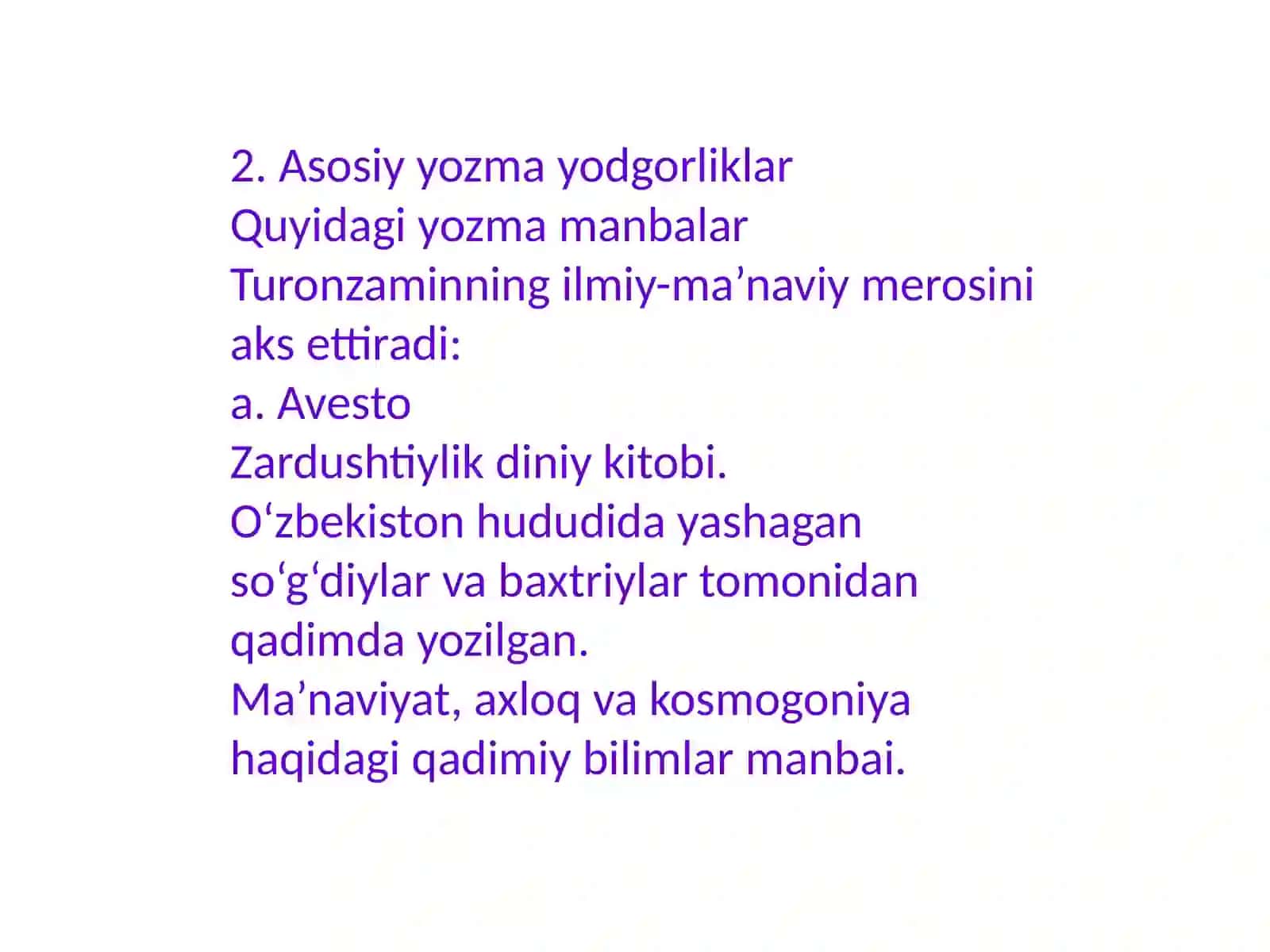 Turonzamin kitob va yozma yodgorliklar maxzanlari 3