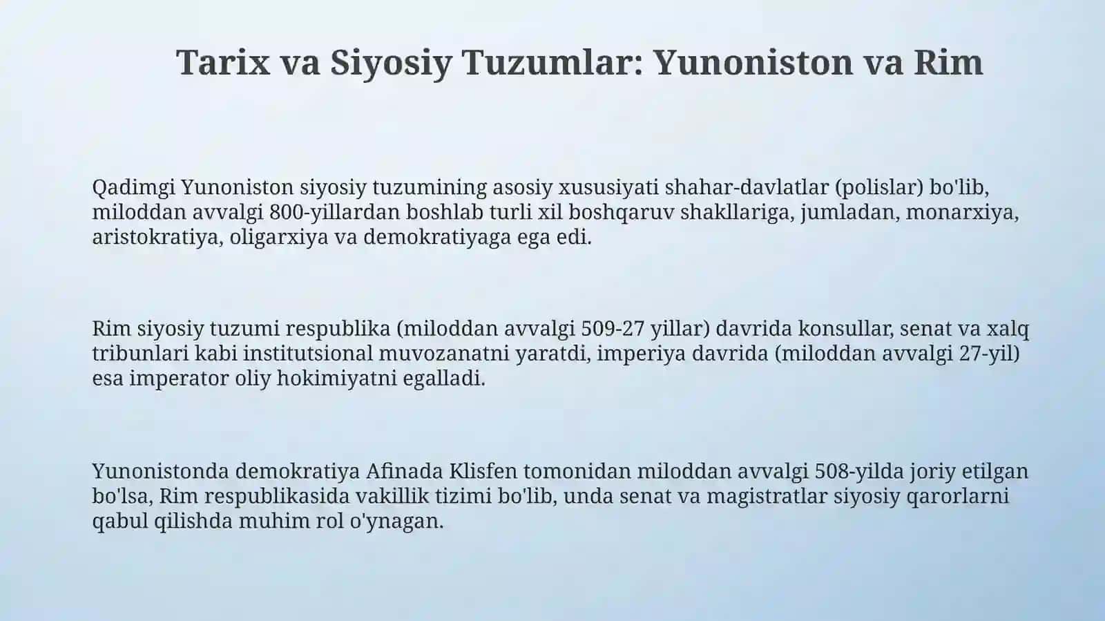 Qadimgi Yunoniston va Qadimgi Rim mavzusi data qo'shish metodi 3