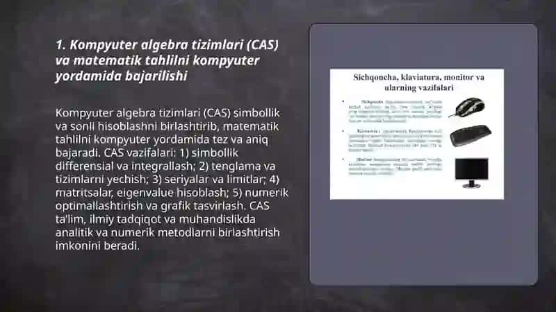 Kompyuter matematikasi tizimlari 3
