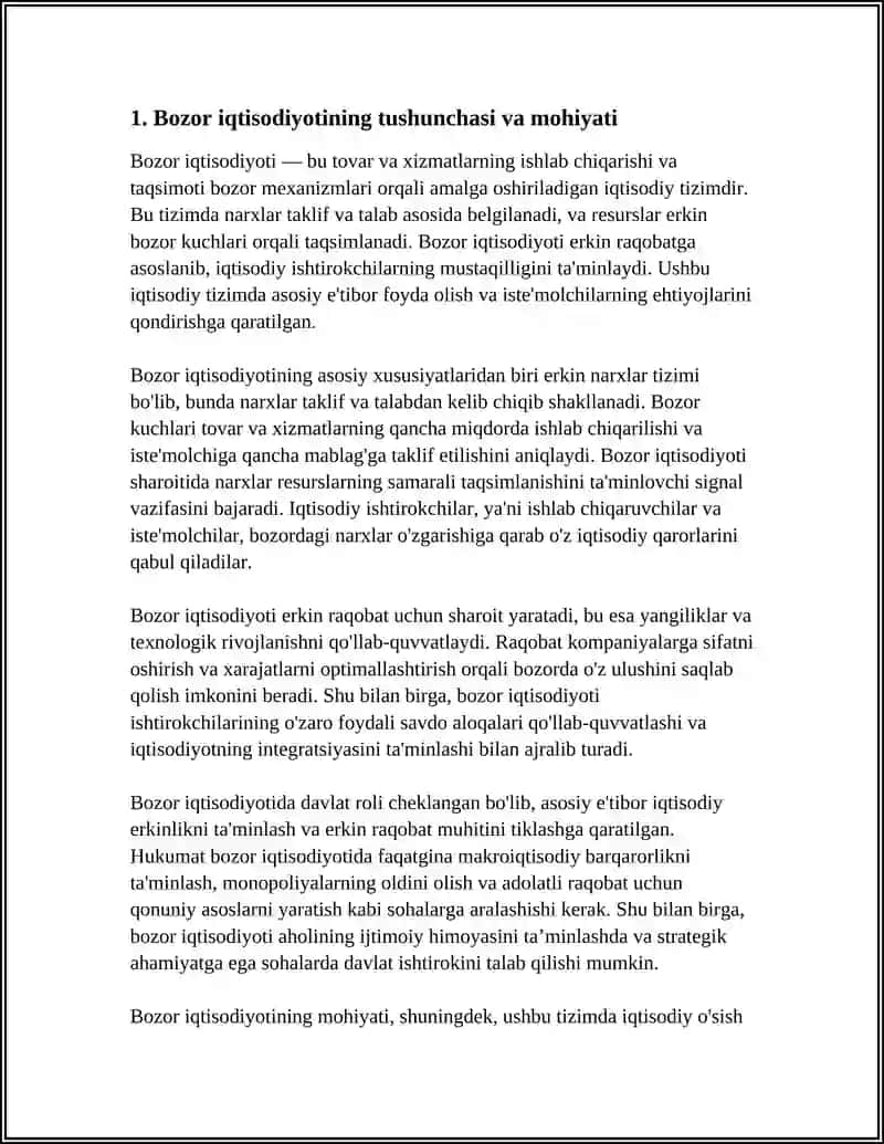 BOZOR IQTISODIYOTI VA UNING MAZMUNI 3