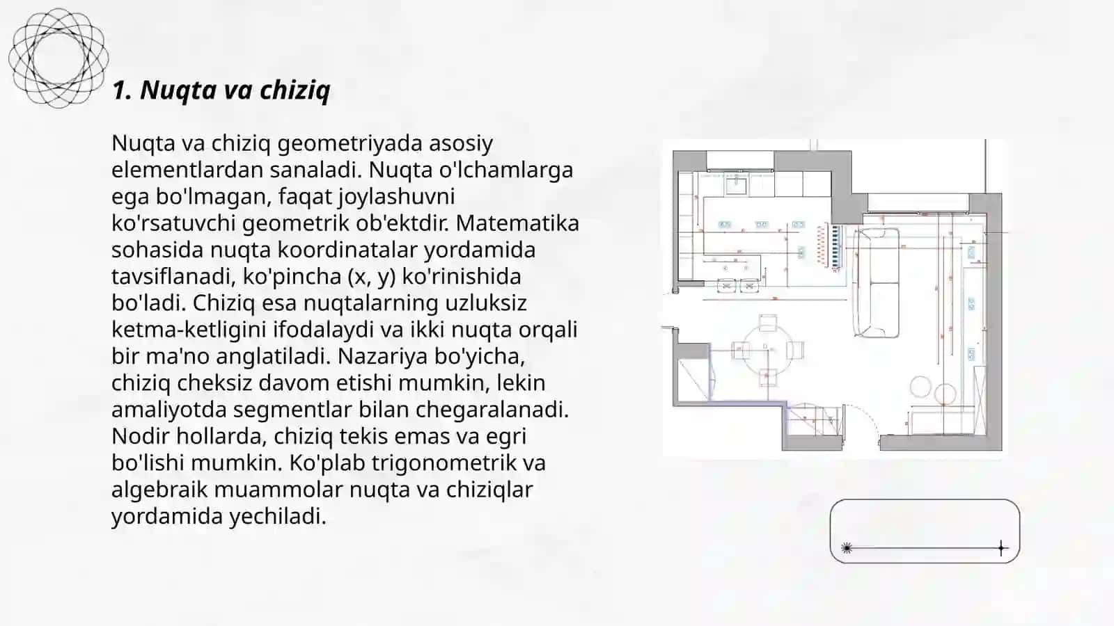 Planimetriya aksiomalarini takrorlash 3