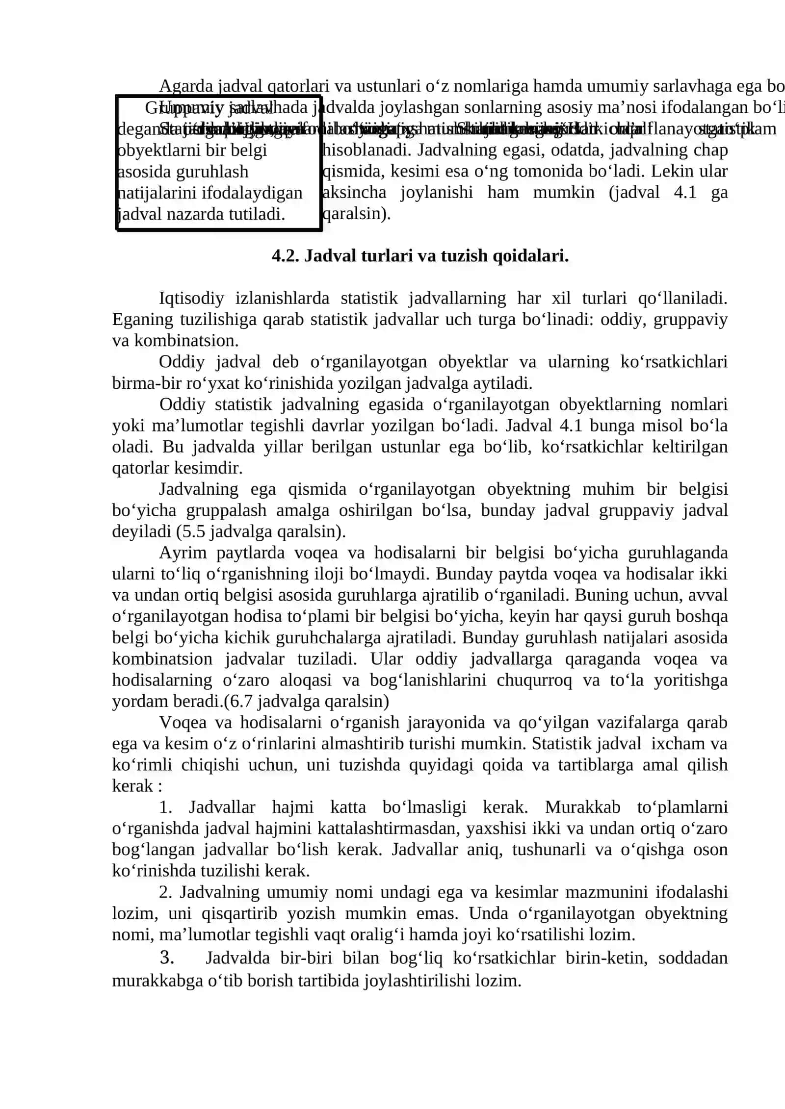 Statistik ma’lumotlarni taqdim etish usullari. Jadvallar va grafiklar 3