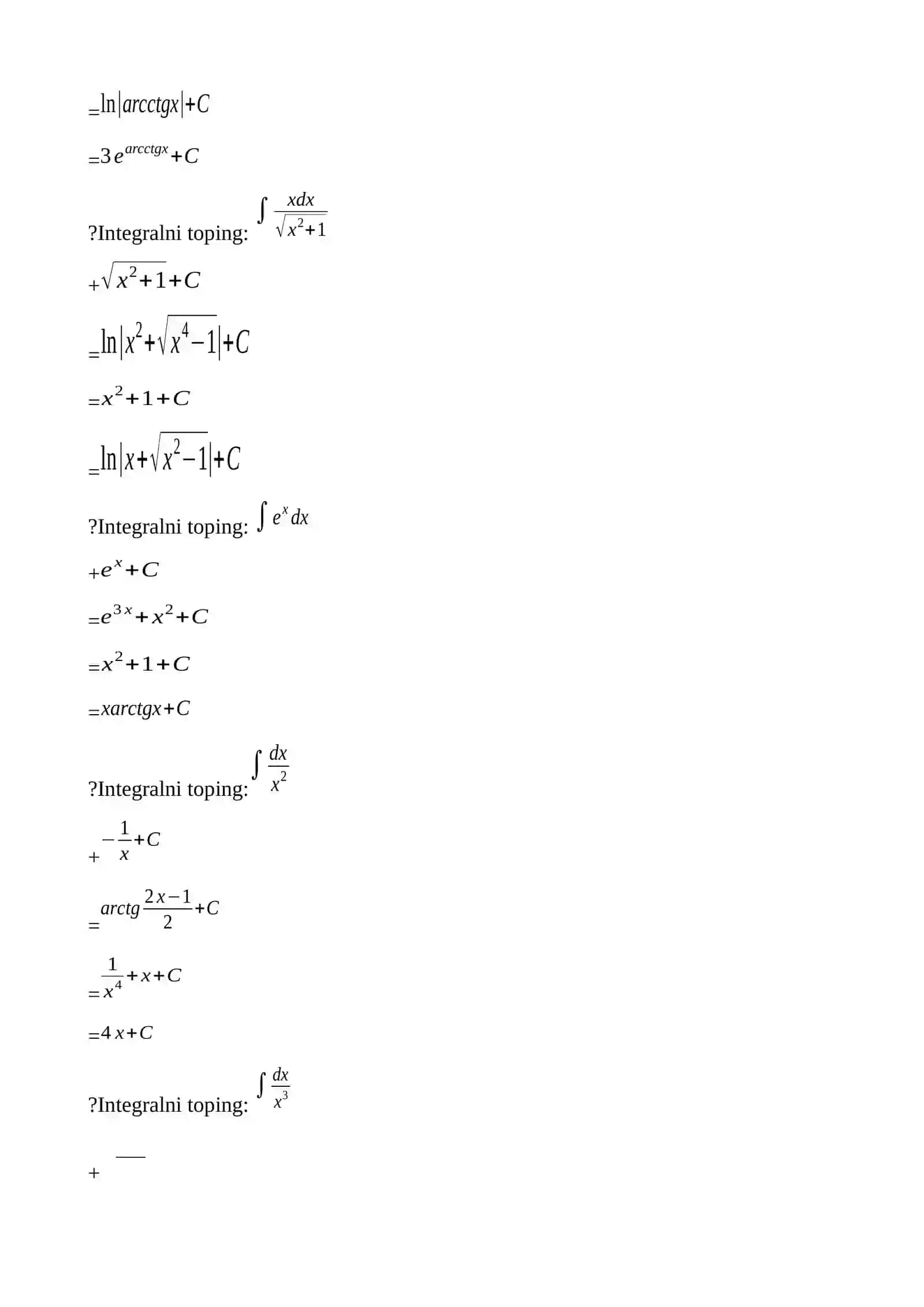 Oliy matematika test savollari 3
