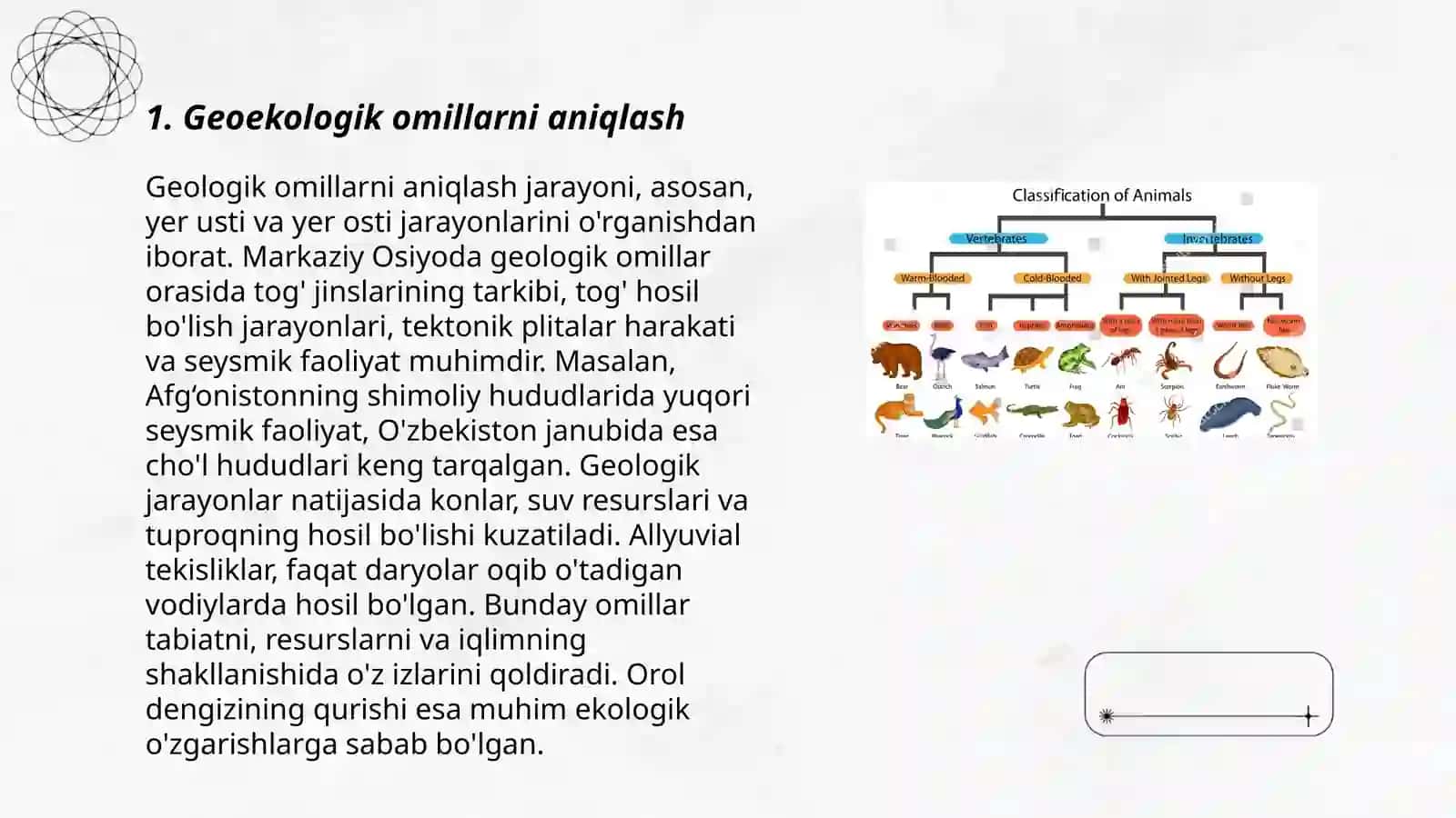 Geoekologik omillar va ularning tasniflanishi 3