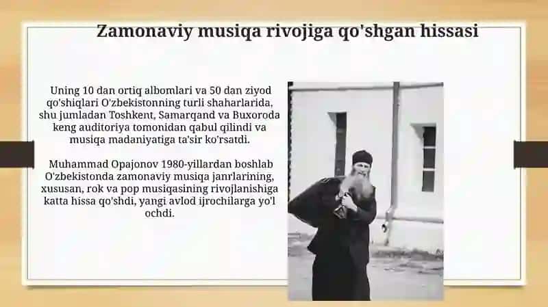 Muhammad opajonov hayoti va ijodi 3