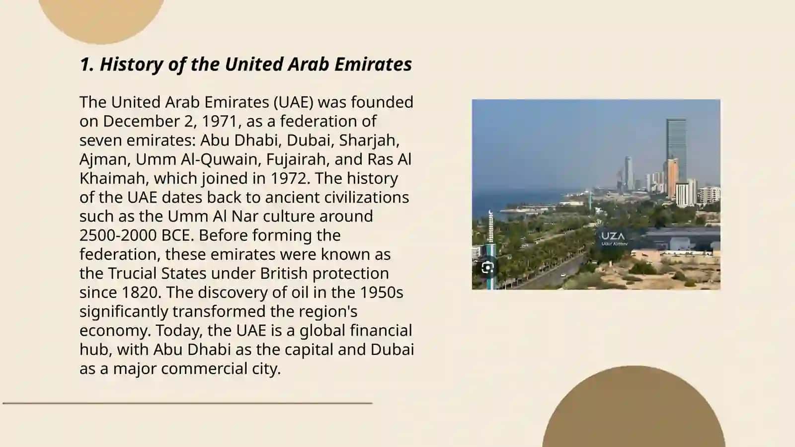 United Arabic Emirates 3